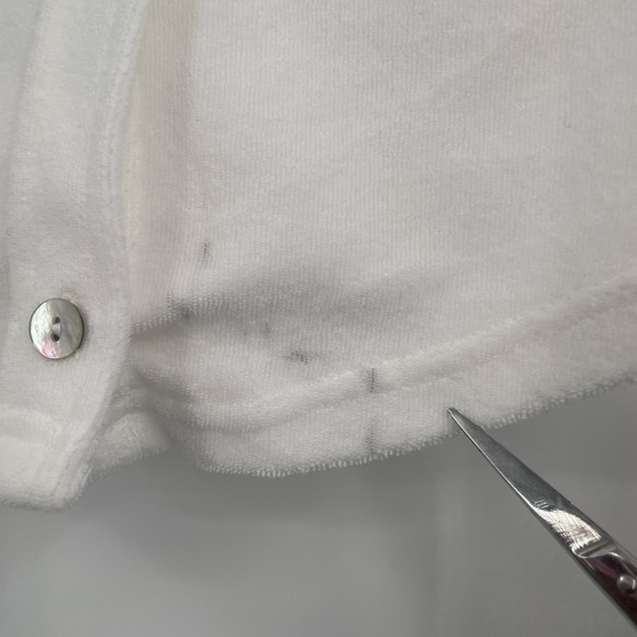 Nia Carrillo Terra Cloth Top in White Size Small NWT - Picture 11 of 12